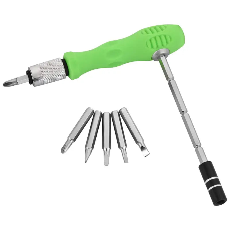 32-in-1 Mini Screwdriver Bits Set with Magnetic Flexible Extension Rod
