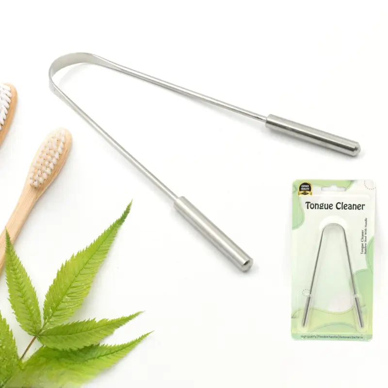 Tongue Cleaner For Kids & Adults | Tongue Scraper For Bad Breath, Maintain Oral Hygiene for Daily Use | for Fresh Breath & Bacteria Removal | Improved Taste (Steel, Copper, Tongue Cleaner / 1