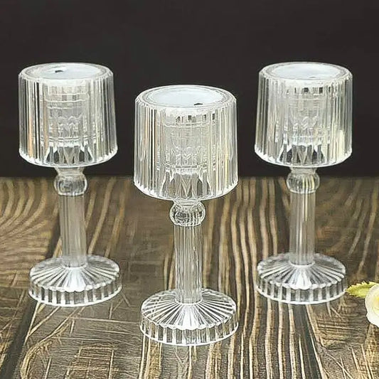 Portable Crystal LED Table Lamp Elegant Decorative Light